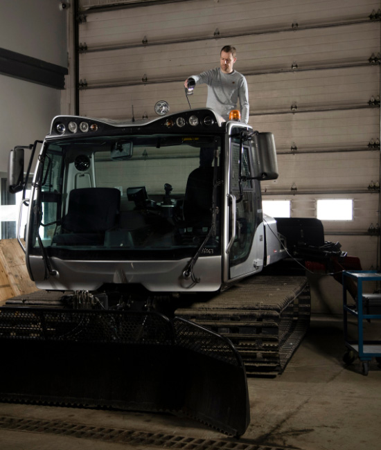 Go!SCAN 3D SPARK scanning top snow groomer